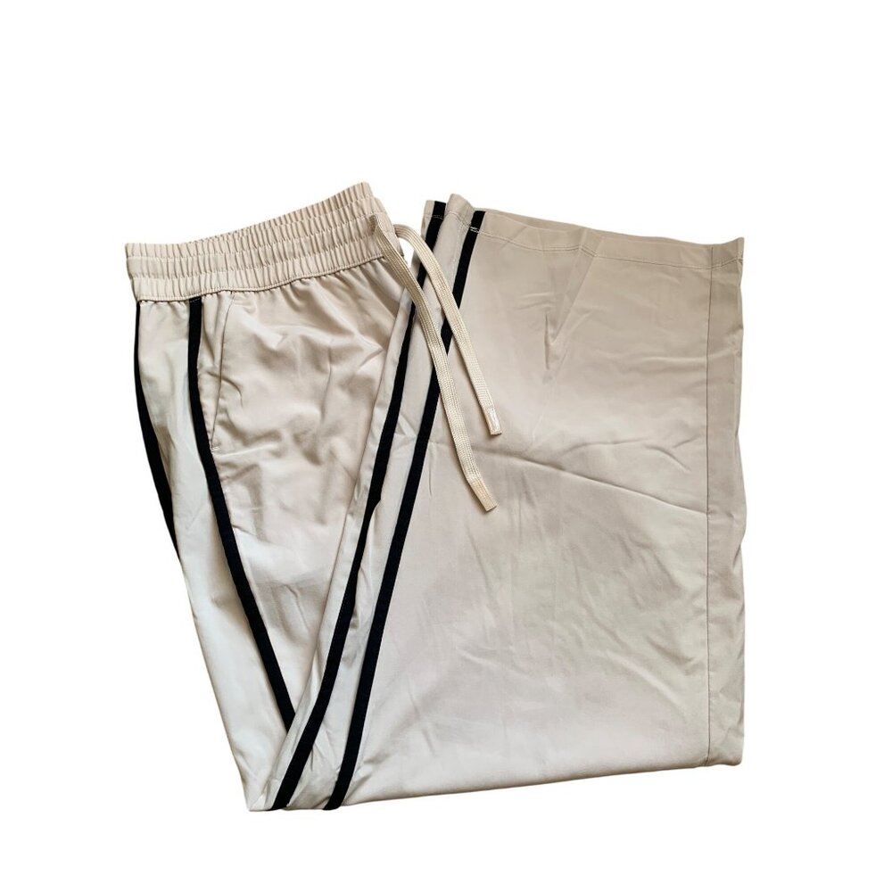 Joy Lab Mens Beige Athletic Track Pants Pockets & Built-In Shorts Underneath XL - Picture 13 of 13
